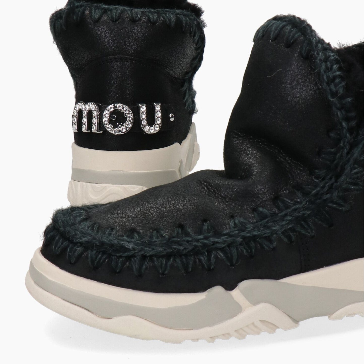 Eskimo Trainer Logo Strass-Ankle-Boots