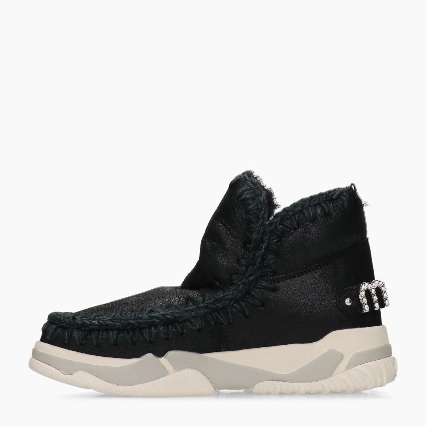 Eskimo Trainer Logo Strass-Ankle-Boots