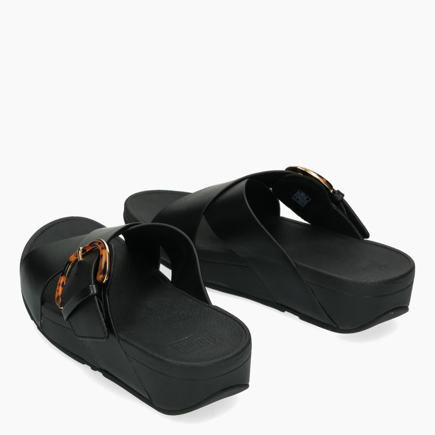Ciabatte Lulu Leather Cross Slides