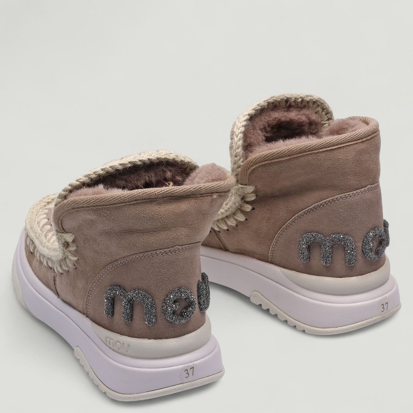 Eskimo Jogger Glitter Logo Ankle Boots