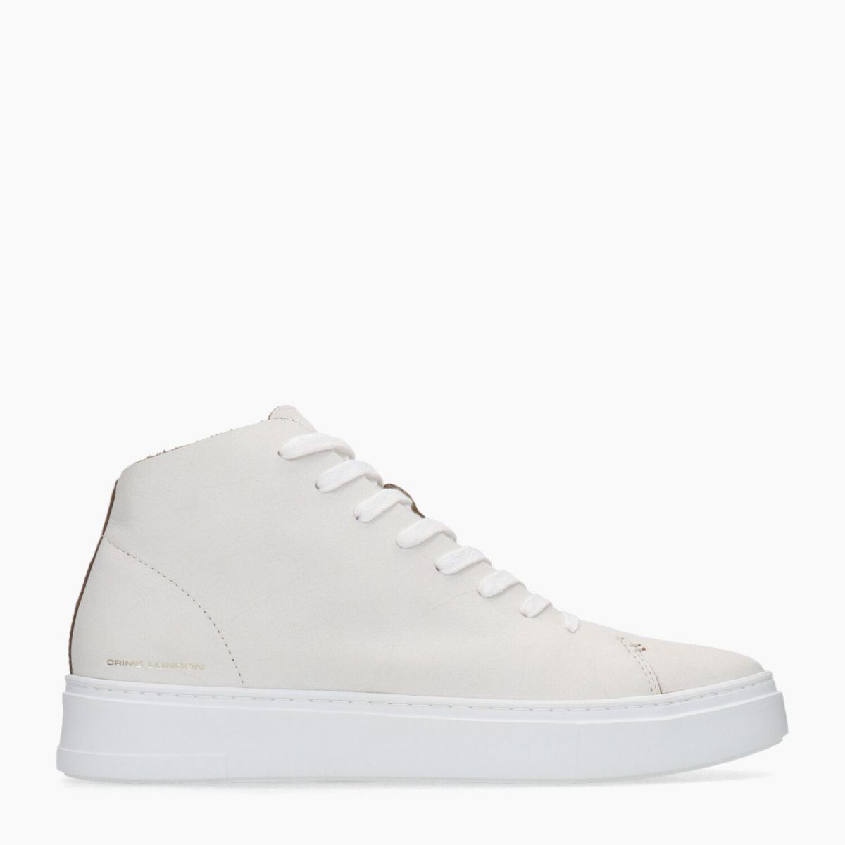 Crime London Sneakers Weightless Raw Cut Mid Bianco 13450PP4-BIANCO-022